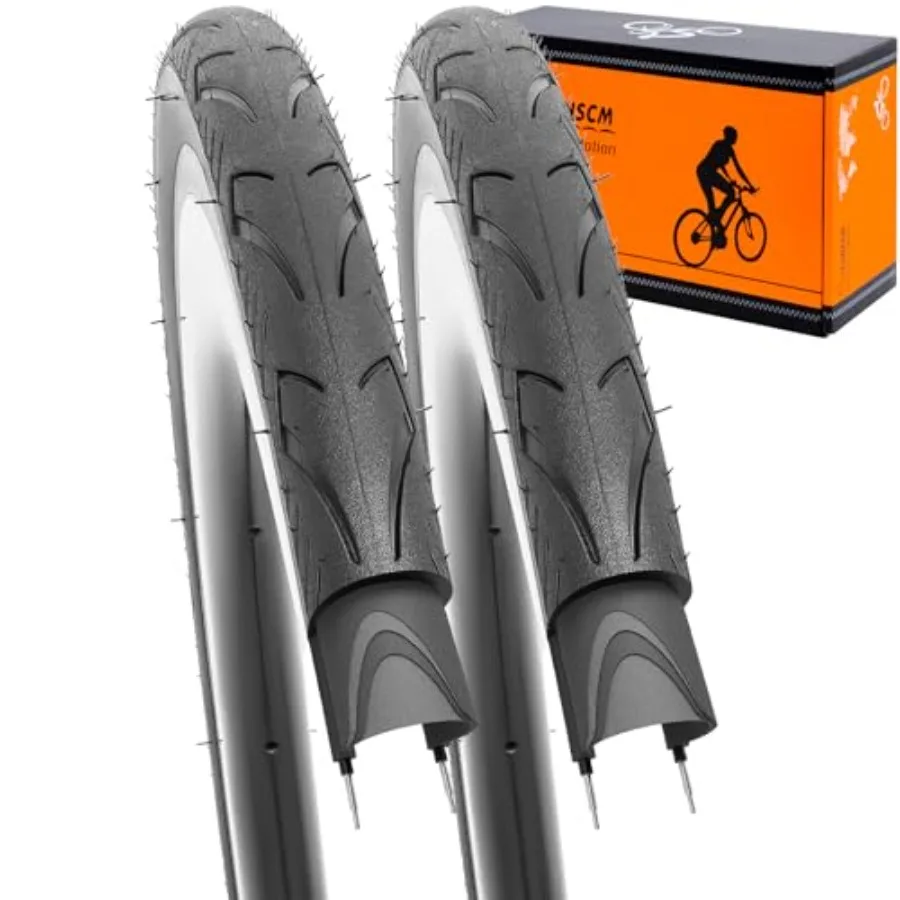 

26x1.50 Lightweight Bike Tires ETRTO 40-559 60TPI Nylon Anti-Puncture Protection Compatible with Road Bike Tires 26 x 1.50-2 PC