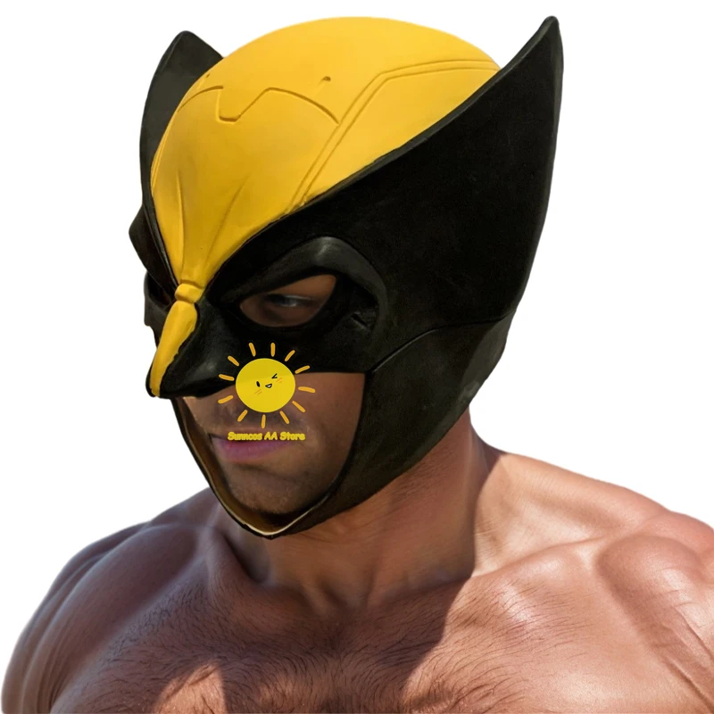 BEAST KINGDOM-Masque de Cosplay de Film James Howlett, Casque Wolverine avec Griffe de Patte, Accessoires d'Halloween pour Adultes, Cadeau de Masque en Latex de Qualité