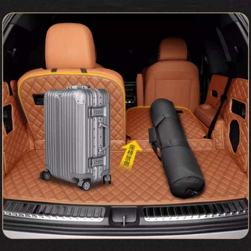 For ZEEKR 009 2022-2024 Six Seats Interior Accessories Car Trunk Mats Rear Tailbox Cargo Liner Anti-dirty Protection Cover