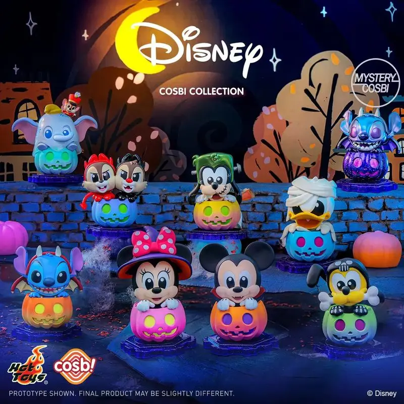 

Горячие игрушки Cosbi Disney Pumpkin Party Series слепая коробка Микки тыква стежка украшение для рабочего стола орнамент модель игрушки подарок на Хэллоуин