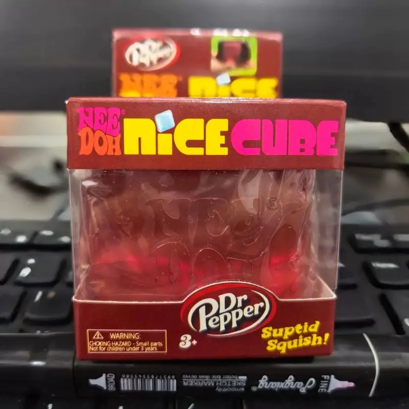 

Needoh Nice Cube Sensory Stress Reliever Fidget Tool for Anxiety & Focus Desk Sensory Cube for Adults & Kids@