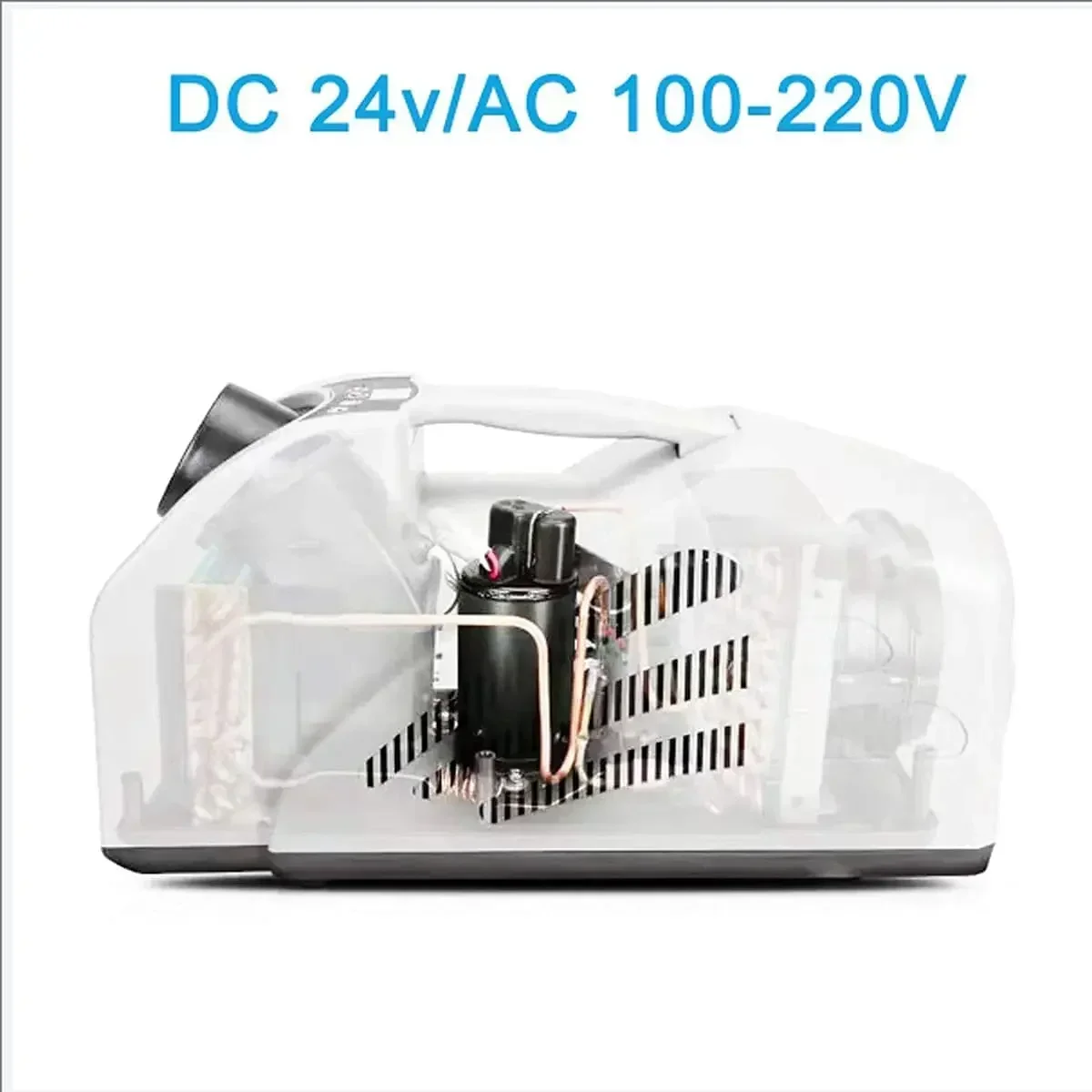 12V DC inverter silent compressor portable AC portable air conditioning tent campingBuilt-in 12V DC inverter