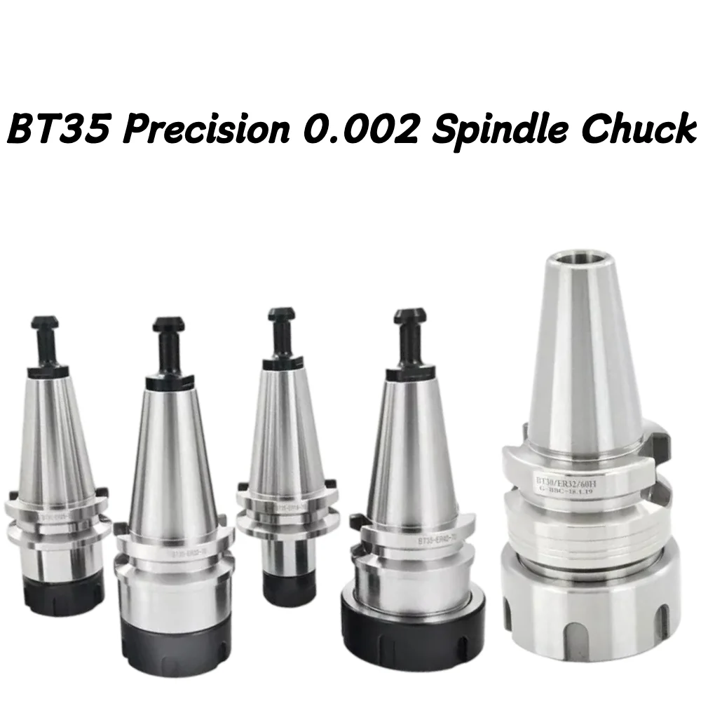 

Высокоточные шпиндельные патроны BT30, BT35, BT40 (0.002), держатели инструментов ER11, ER16, ER20, ER25, ER32 для станков с ЧПУ и токарных работ
