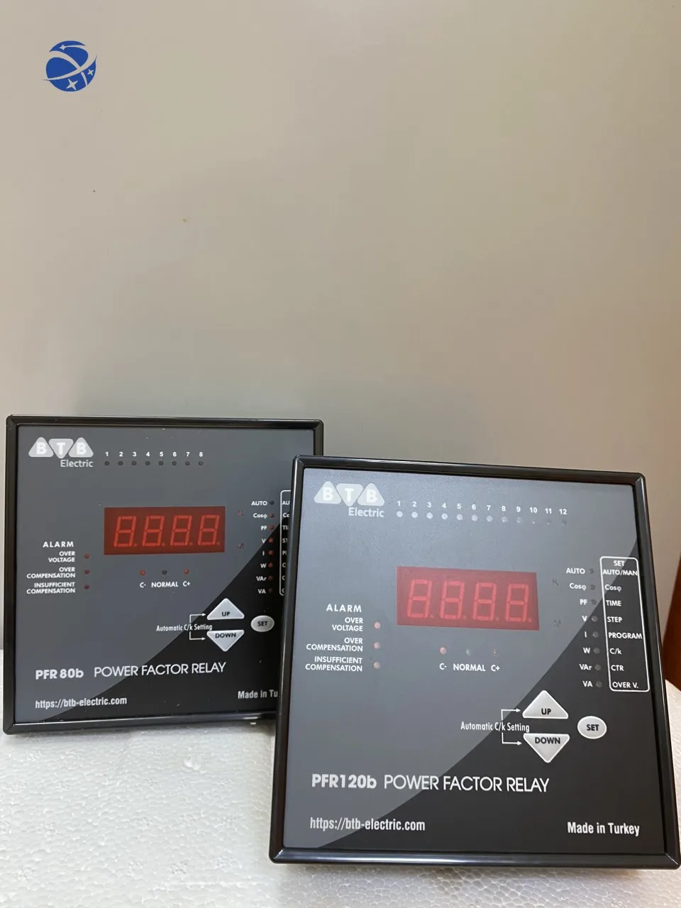 ready to ship available 6 steps power factor relays 380v 415v 8 steps  made in turkey high quality factory price best price