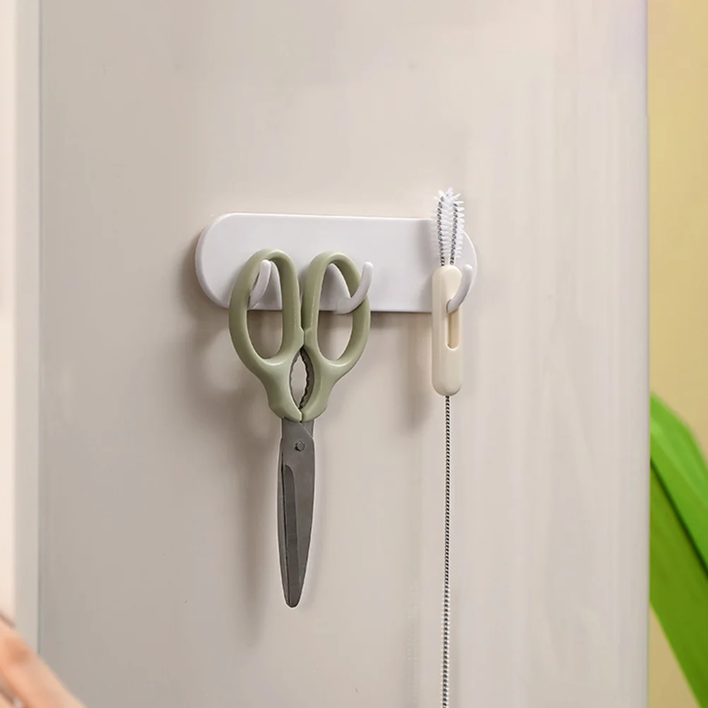 

Magnetic Key Holder Stylish Modern Design 3 Hooks Keys Hats Accessories Organizer Kitchen Laundry Room Fridge Surface Magnetic