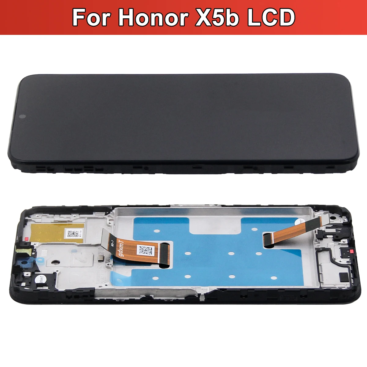 6,56'' IPS-Display für Honor X5b mit Touchpanel-Digitizer-Einheit, Ersatzdisplay für Honor X5B Plus