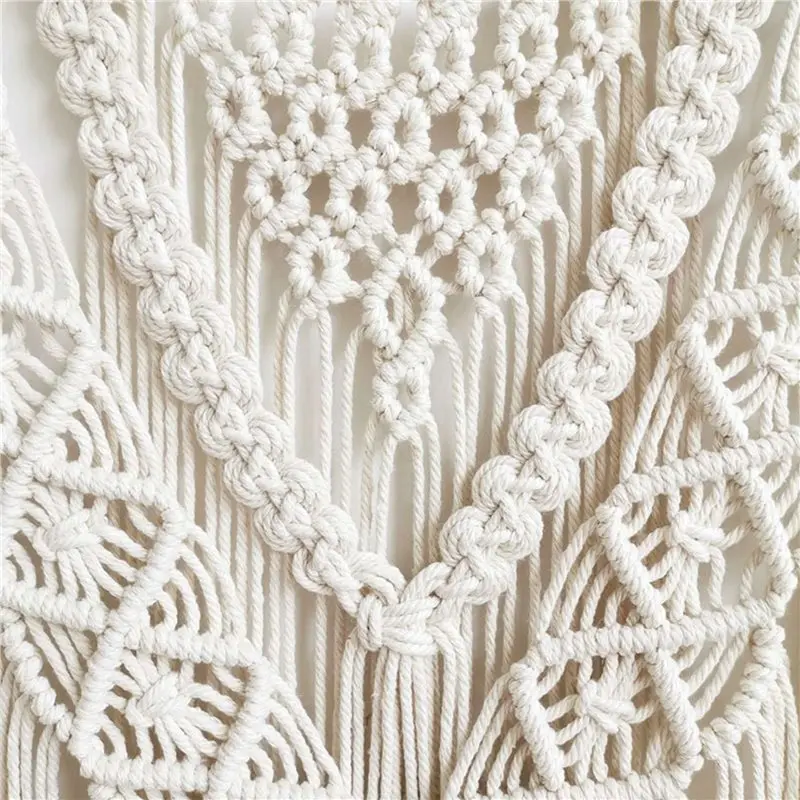 3X Macrame Wall Hanging Handwoven Bohemian Cotton Rope Boho Tapestry Home Decor