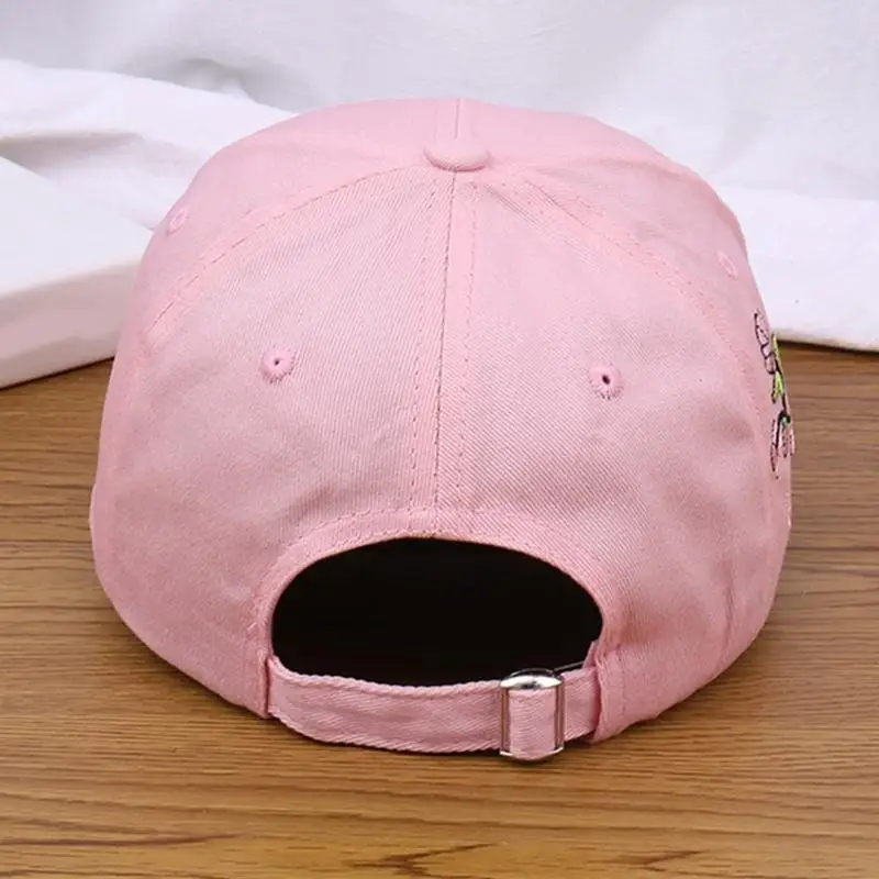 39BD Embroidery Flower Baseball Hat Fashionable Fisherman Hat Girl Hiking Hiking Hat