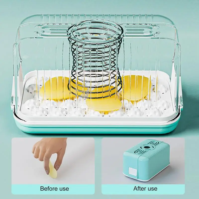 Non-Slip Foaming Soap Dish Hand Free Scrubbing Soap Box Portable Automatic Foaming Box For Bathroom Travel Handwashing Gadget