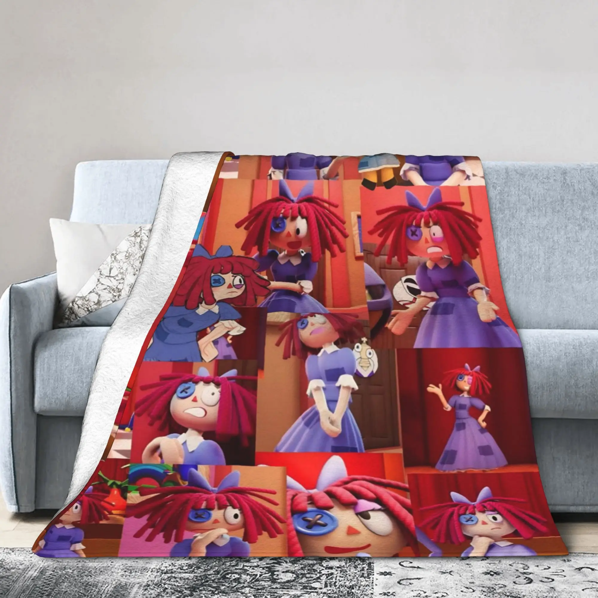 Ragathas Knitted Blankets Flannel A-Amazings D-Digitals C-Circuse Lightweight Thin Throw Blankets for Bedding Couch Bed Rug