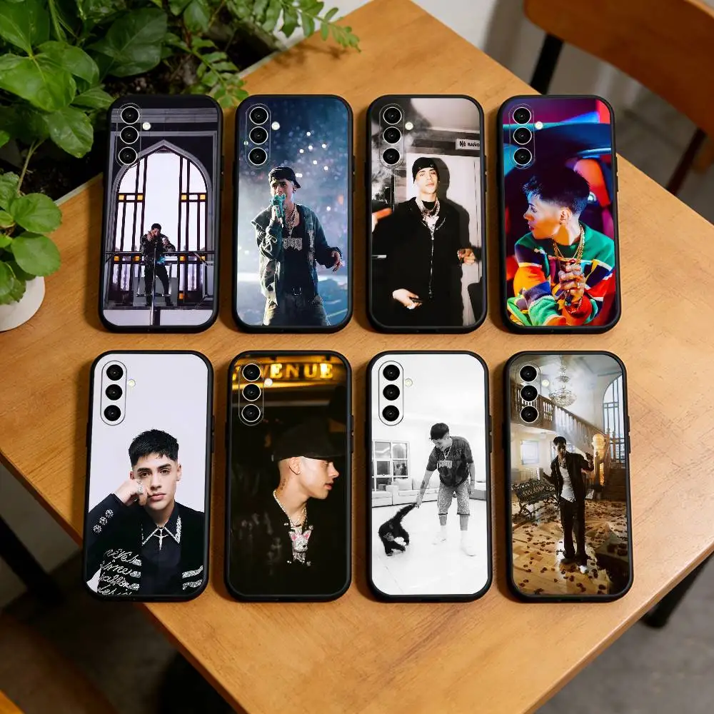 

S-Singer Cris MJ Phone Case Black Silicone Soft For Samsung Galaxy A73,A72,A71,A70,A53,A52,A51