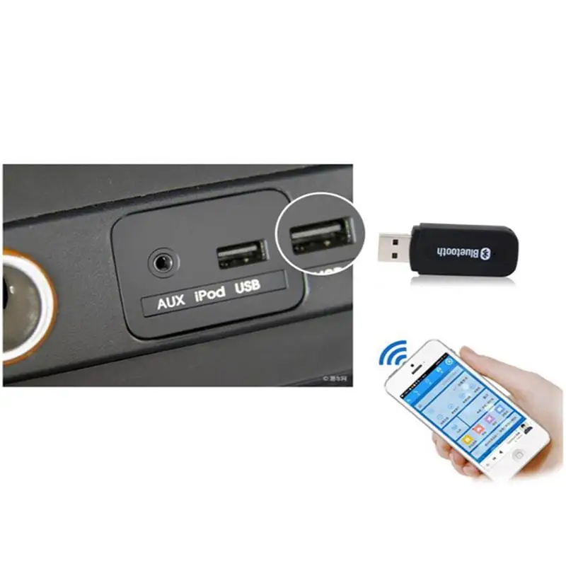 PIXLINK Car Bluetooth Music Receiver AdapterHot Sale High Quality Blue Tooth Stereo Music receiver