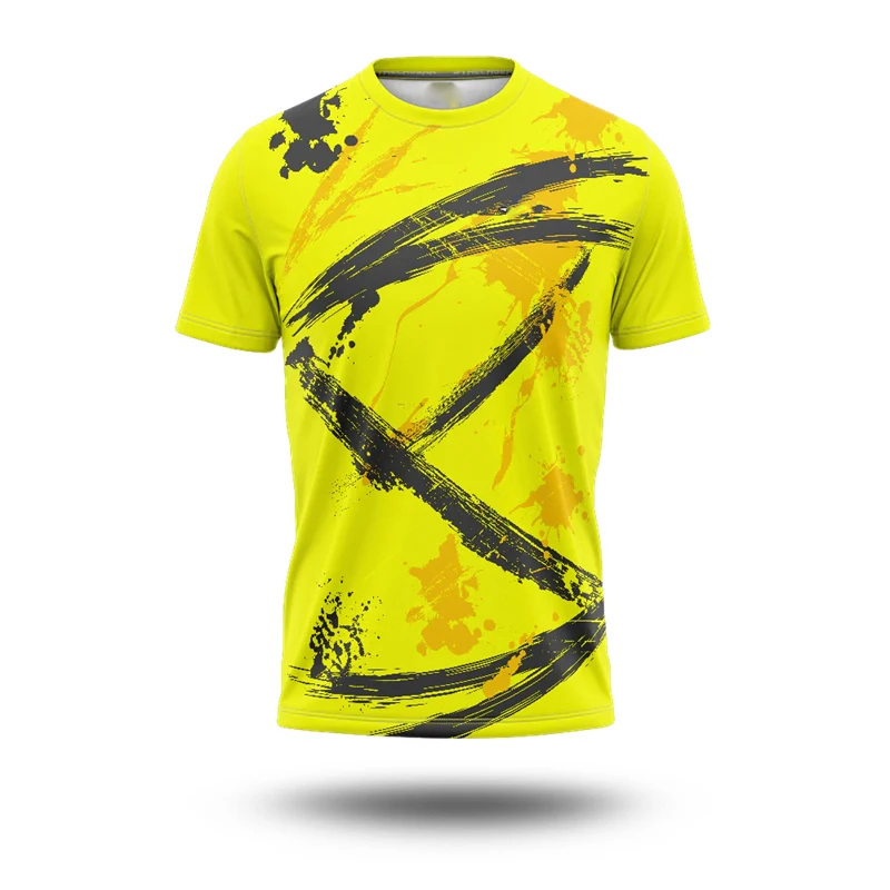 

3D Print Graffiti Football Jersey T-shirt Men Clothes Breathable O Neck T Shirts Short Sleeve Daily Running Casual Fashion Top