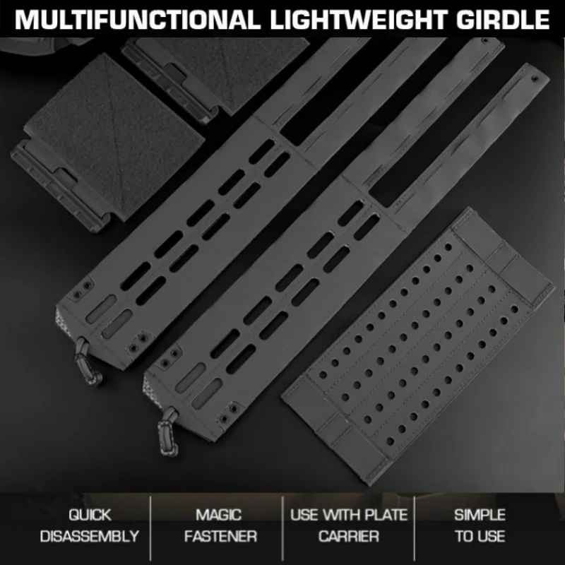 

Multi functional lightweight waist seal quick release assembly for quick on/off adaptation to JPC AVS LV119