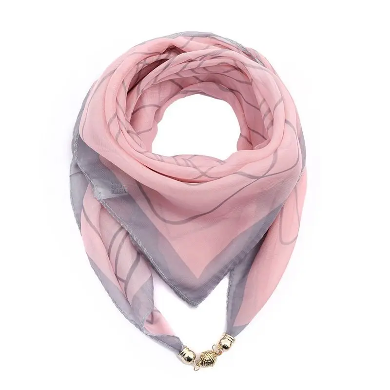 

2024 NEW Fashion Magnetic Buckle Scarf headband for women's neck protection