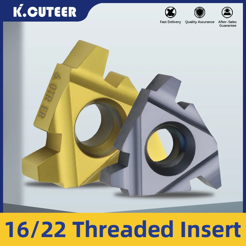 Inserção da Linha do Carboneto 16er ir 22er ir 1.5tr 2tr 2.5tr 3tr 4tr 5tr 6tr Rosqueando 10 Pcs