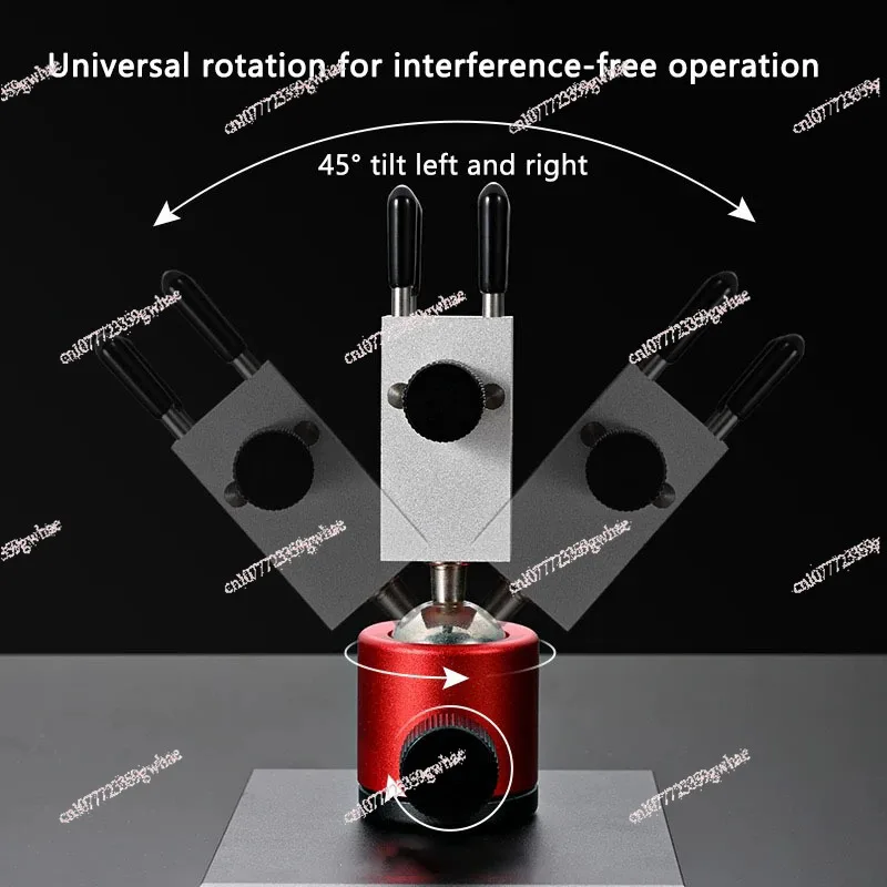 MS083 Model Making Clamping Tool High Precision Aluminum Alloy 360 Degree Split Metal Vise