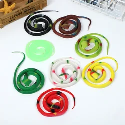 Realistic Soft Rubber Toy Snake Safari Garden Props Joke Prank Gift About 75cm Novelty and Gag Playing Jokes Toy Hot sale