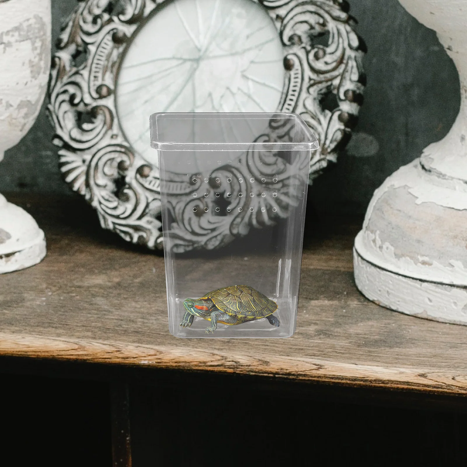 

3Pcs Lightweight Reptiles Habitat Boxes Small Breeder Enclosures Feeding Incubators for Spiders Corn Snakes and Small Pets