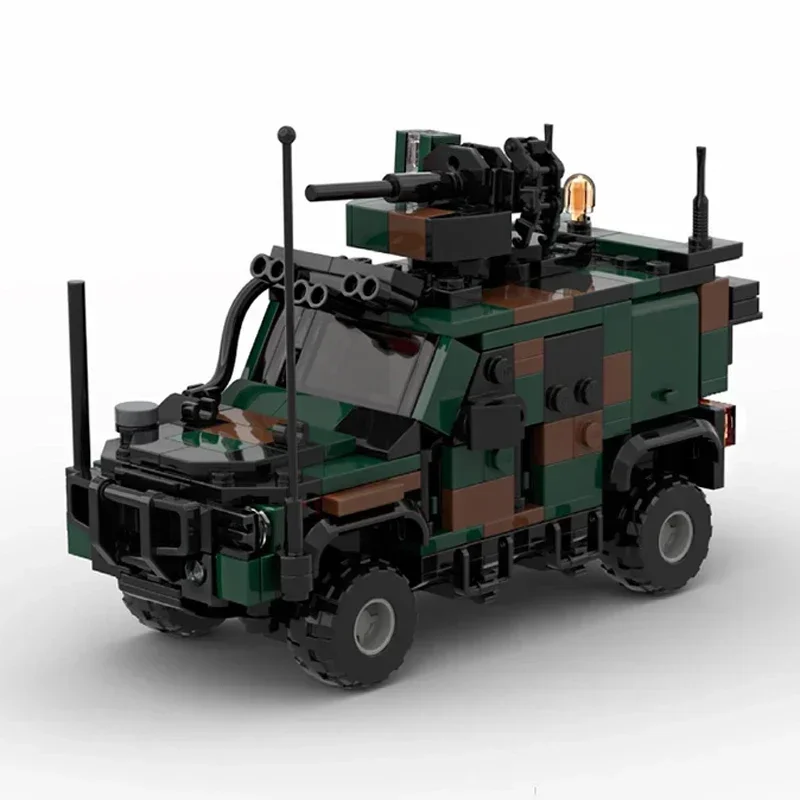 Moc Gebäude Ziegel Militär Auto Modell Italienische Armee LMV Auto Technologie Modulare Blöcke Geschenke Spielzeug Für Kinder DIY Sets Montage