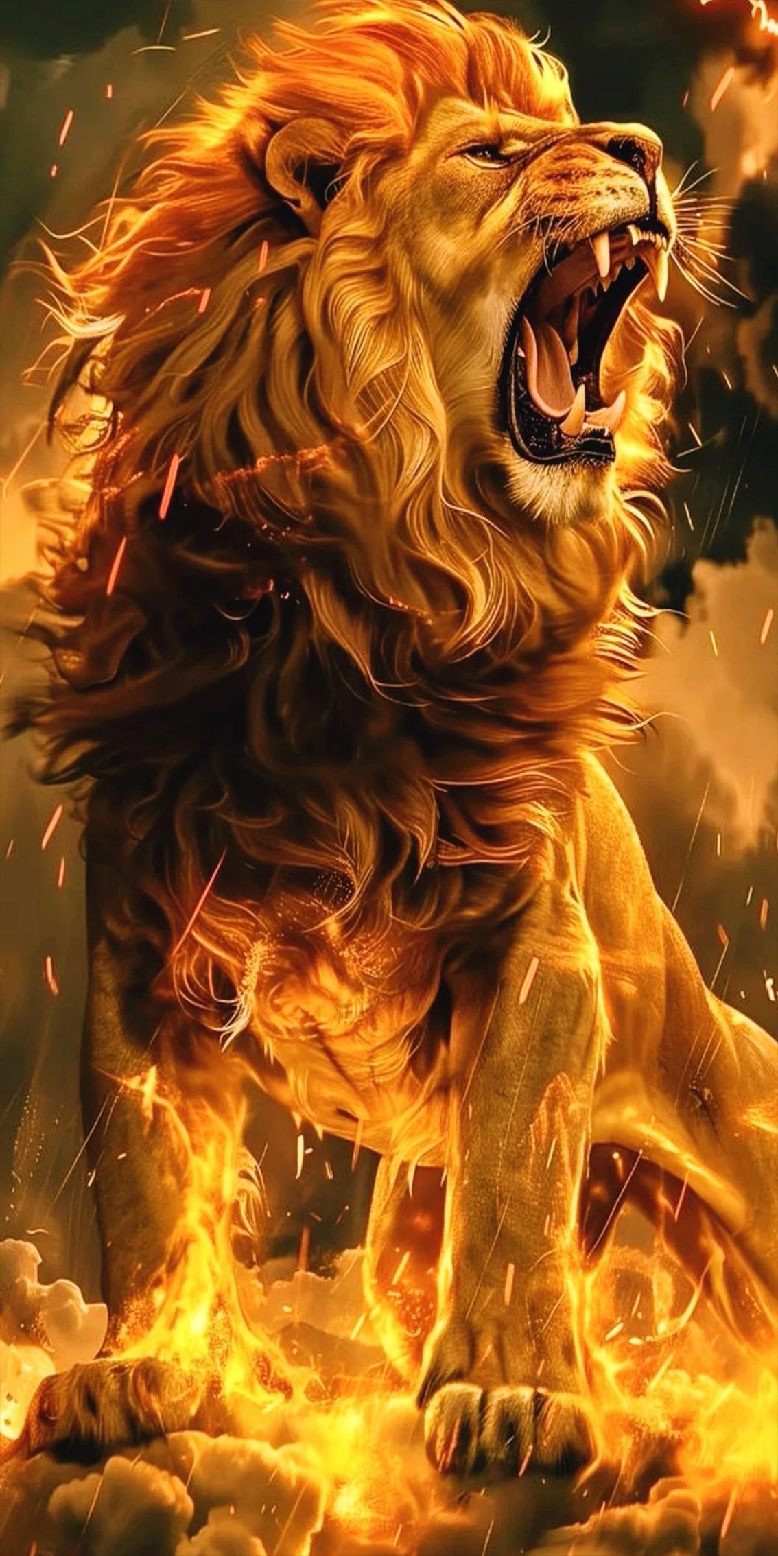 Dominant Flame Lion and Tiger Patterns ElecStric Scooter Anti-slip Sticker Sandpaper Skateboard Grip Tape Sheet 60*30cm