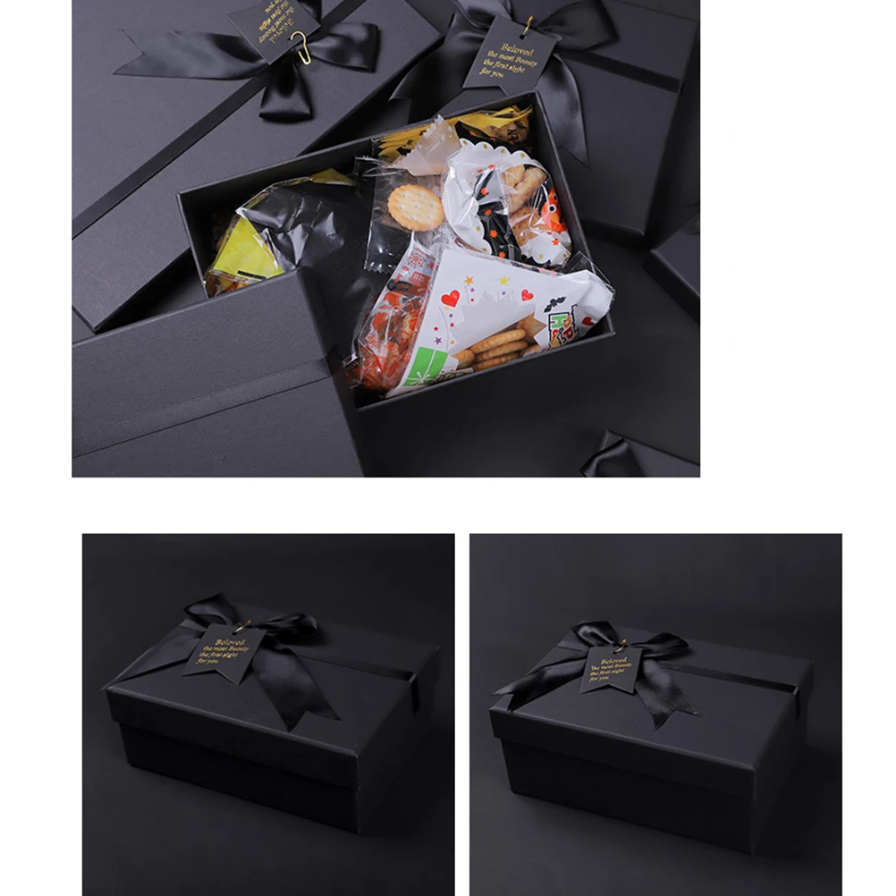 

6 Pcs Bow Gift Box Small Jewelry Boxes Cover Creative Crafts Chic