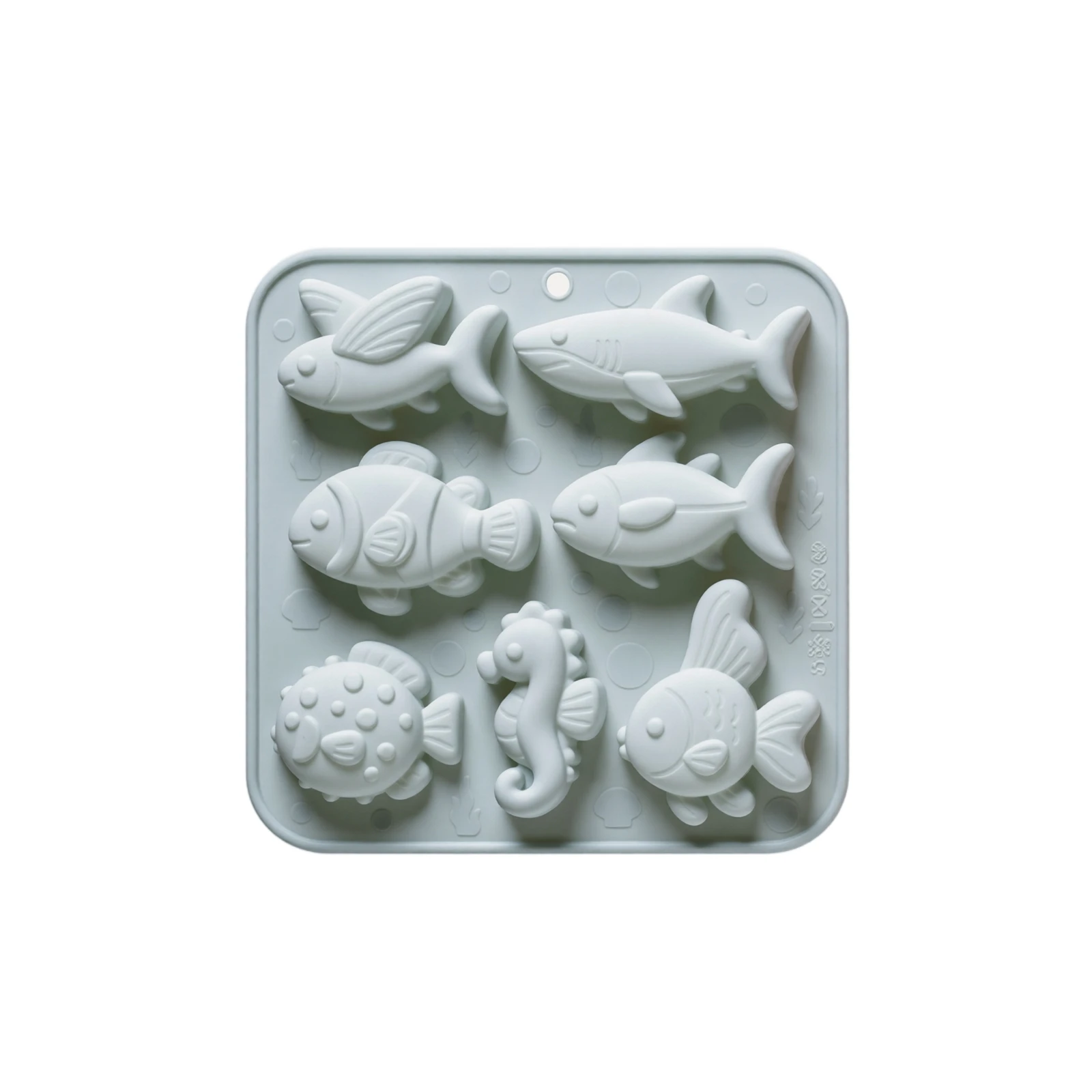 Different Marine Fish Silicone Mold Fish Shape  Candy Chocolate Mould Animal Design Cake Decoration Baking Molds