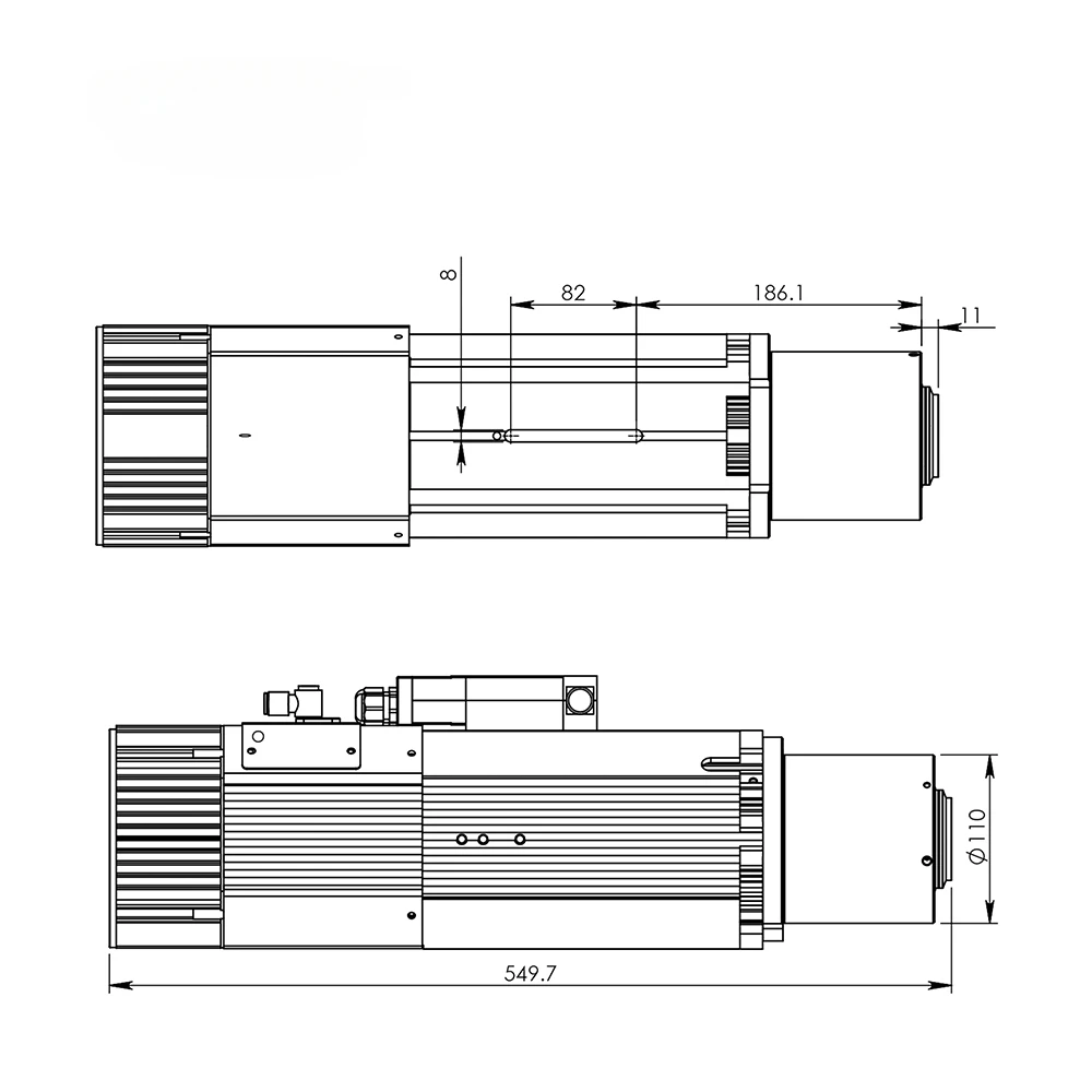 9kw ATC spindle 220v/380v Automatic tool change spindle Ceramic bearings cnc atc spindle motor iso30