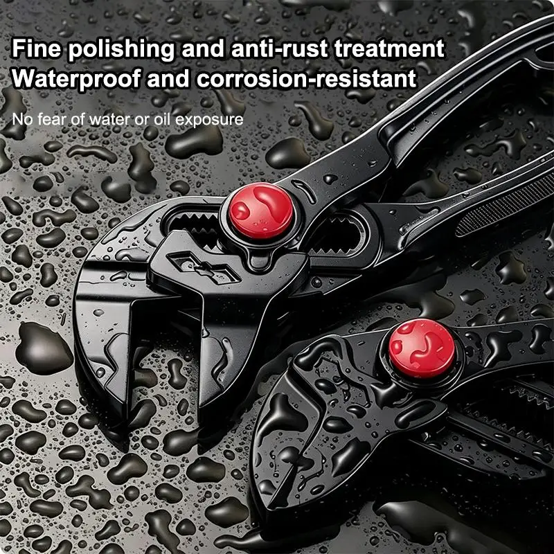 Mini Adjustable Water Pump Pliers Portable Multifunctional Plumbing Pipe Wrench For Plumbing Repair Industrial Maintenance