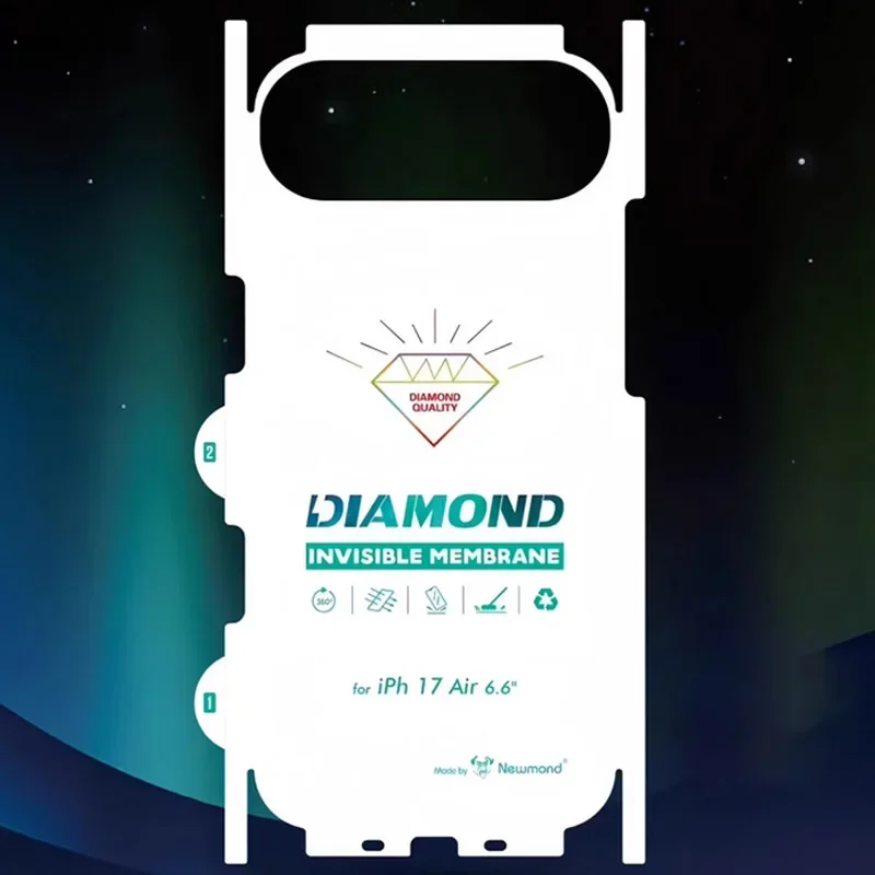 Película de hidrogel trasera de cobertura completa para iPhone 17 Pro Max, 17 Air, protector de pantalla mate transparente (2026) 3