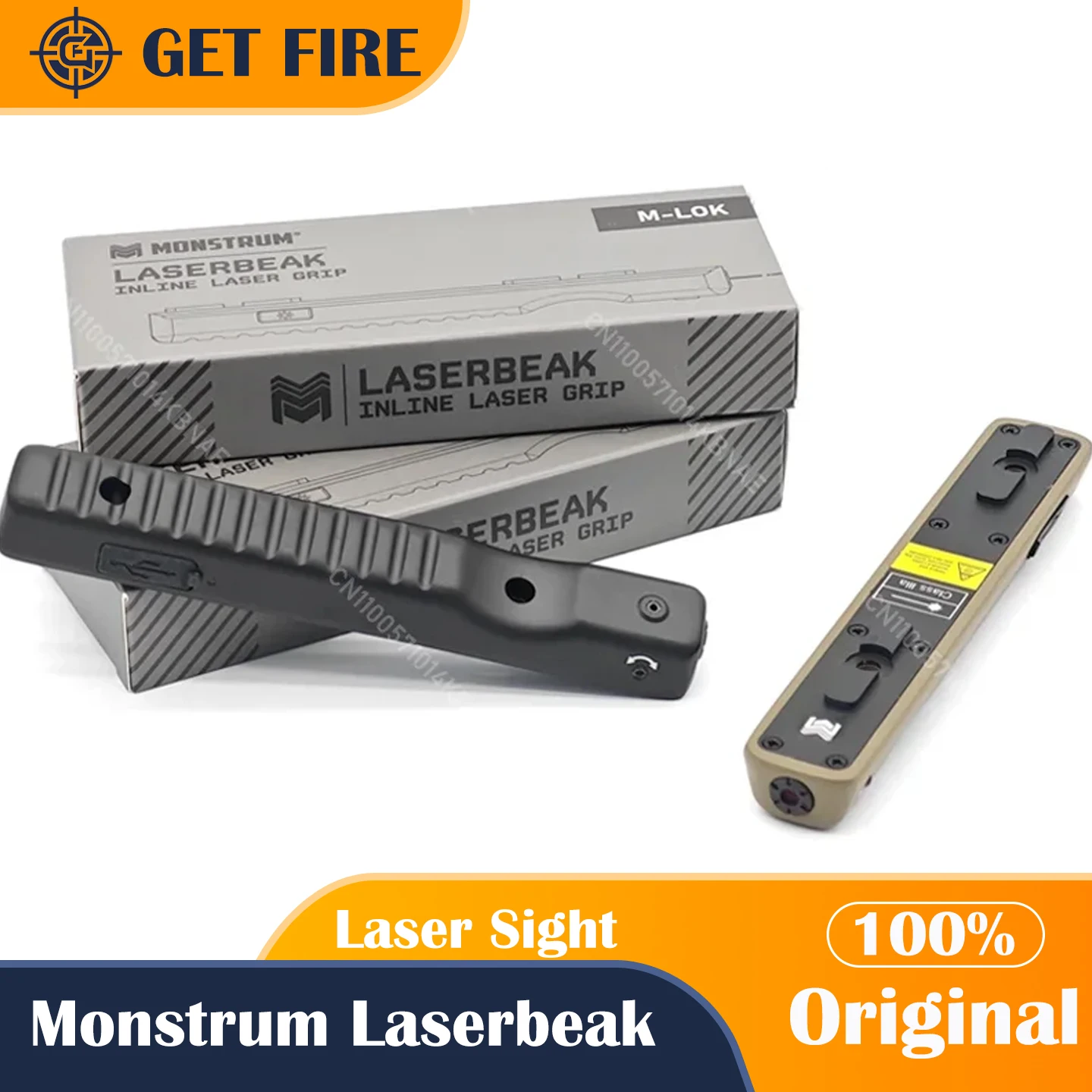 

Monstrum Laserbeak Laser Sight for M-LOK Rail with USB-C Rechargeable Battery Hunting Rifle Scope Green Laser Sight Pistol
