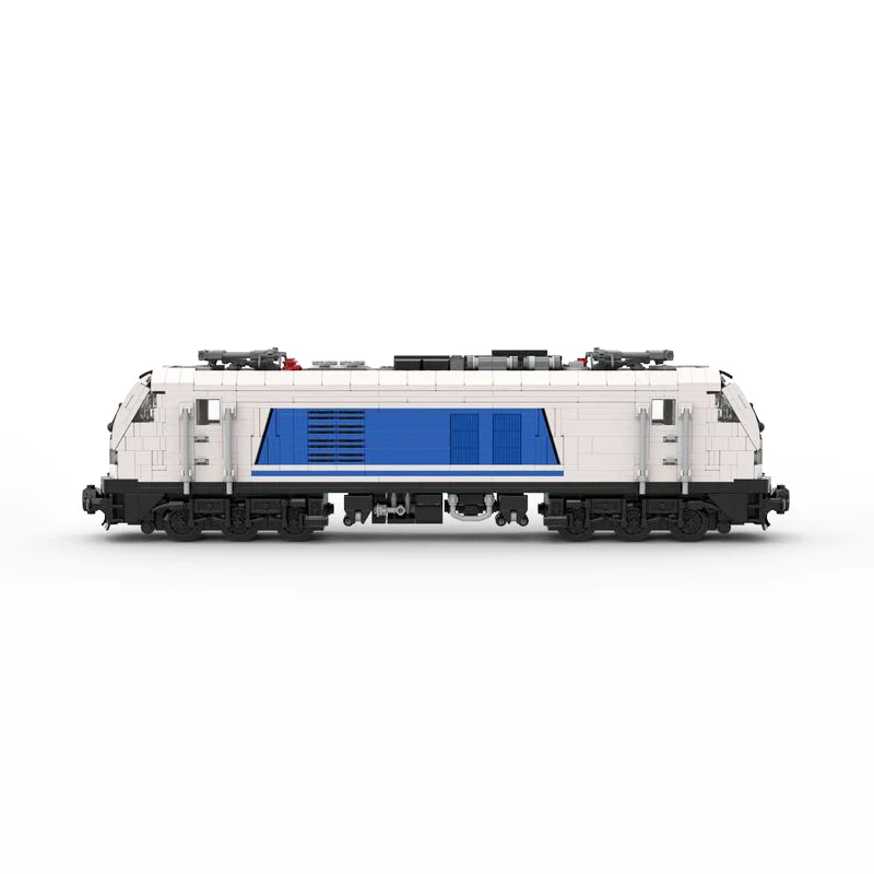 New City European Train BR159- Hybrid Locomotive Carriage Building Block Railway Passenger Assembly Model Toys Boy Puzzle Gift