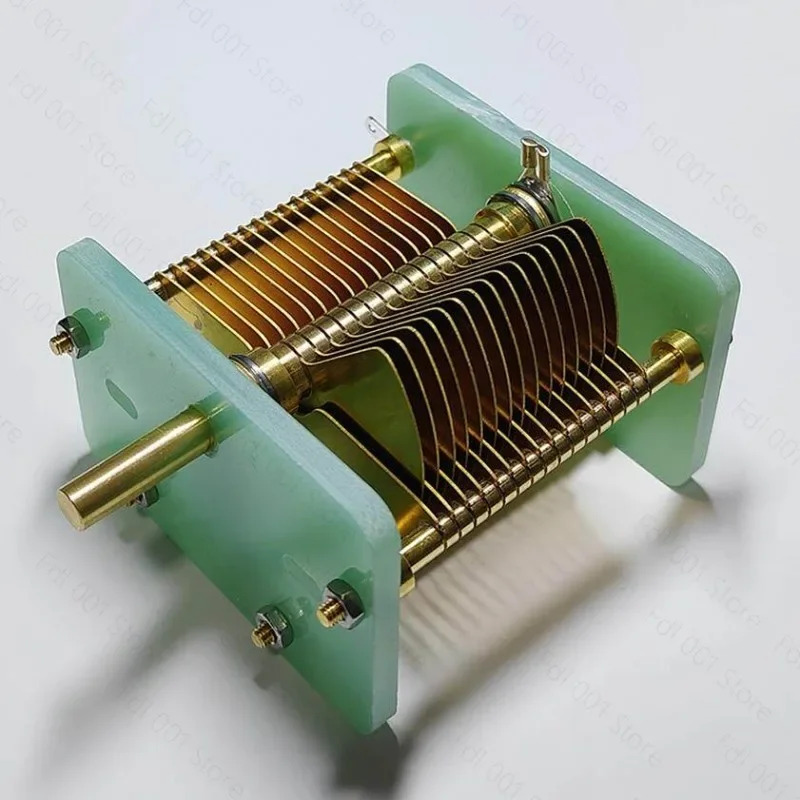 High-Power Air Variable Capacitor Semi-Handmade Air-Adjusted Capacitor Capacity 10PF-330PF
