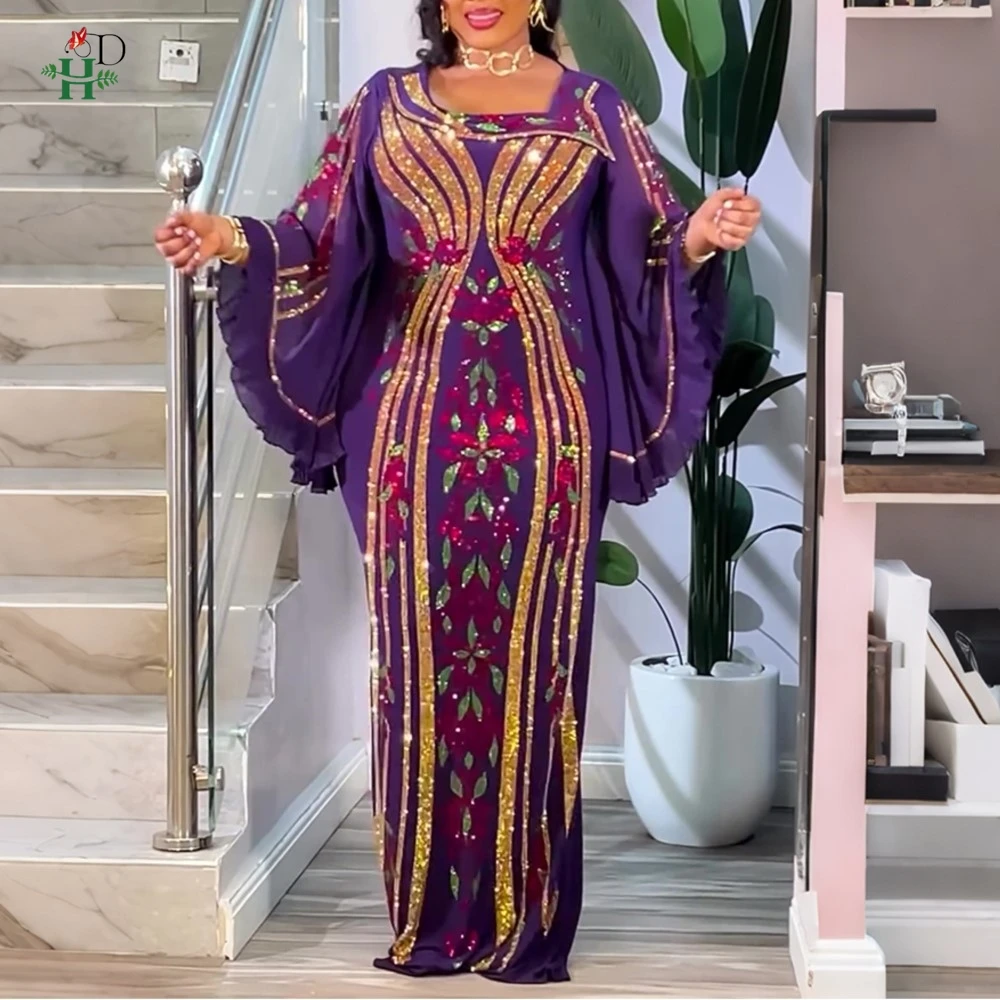 H&D 2026 Vêtements de luxe turcs pour femmes Robes africaines en solde Robes africaines pour femme Vêtement Africain Femme Luxe
