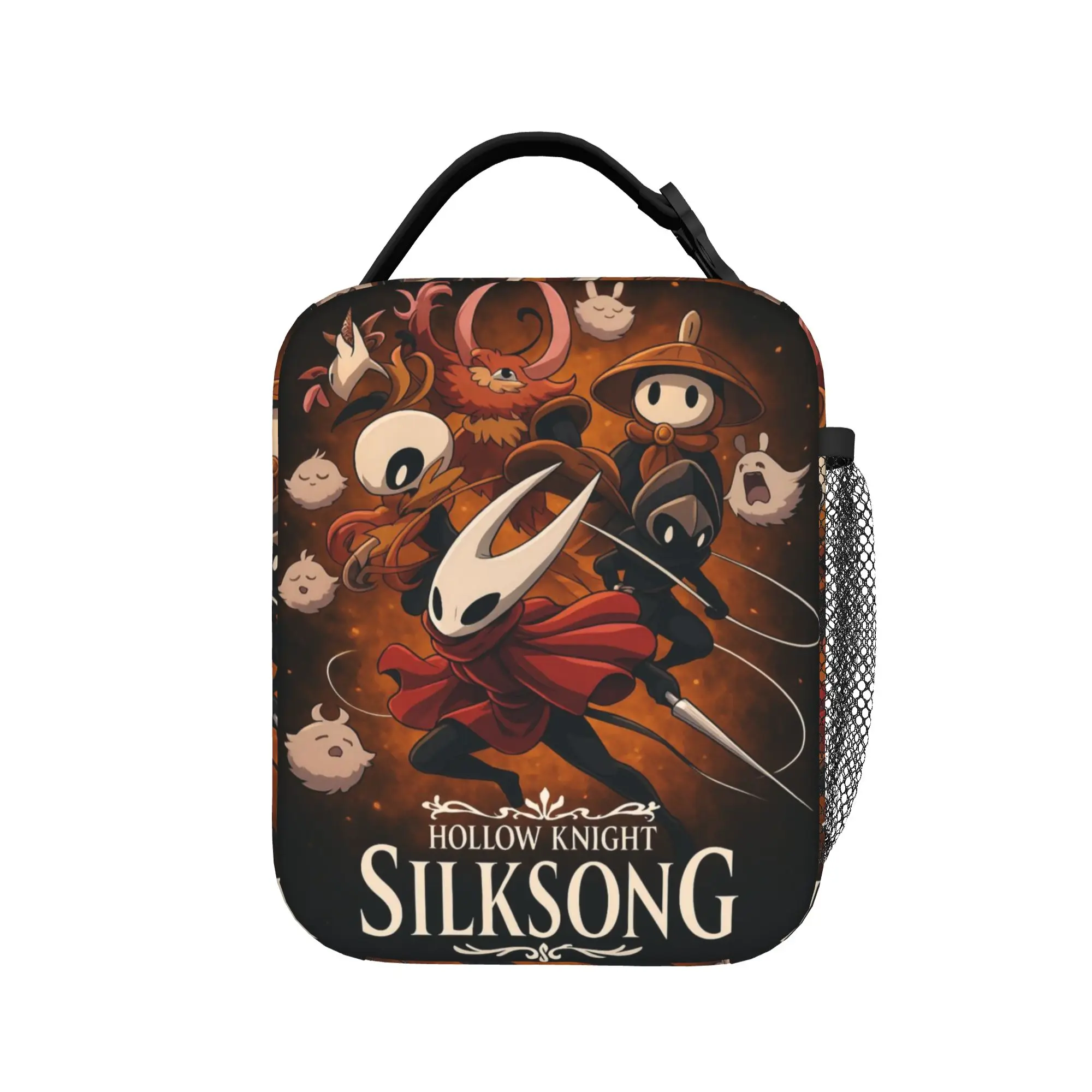 Hollow Knight Silksong Product Insulated Lunch Tote Bag For School Office  Food Container Reusable Cooler Thermal Bento Box