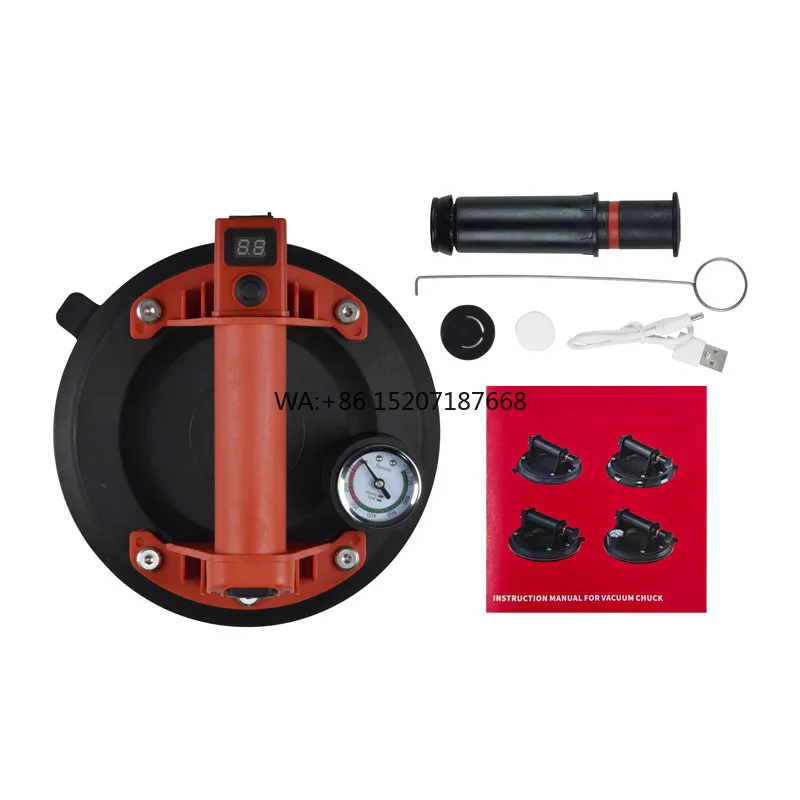 

Suction Cups for Heavy Lifting Electric Pump 8 Inch Pressure Gauge Automatic System Lifter Weight 200KG