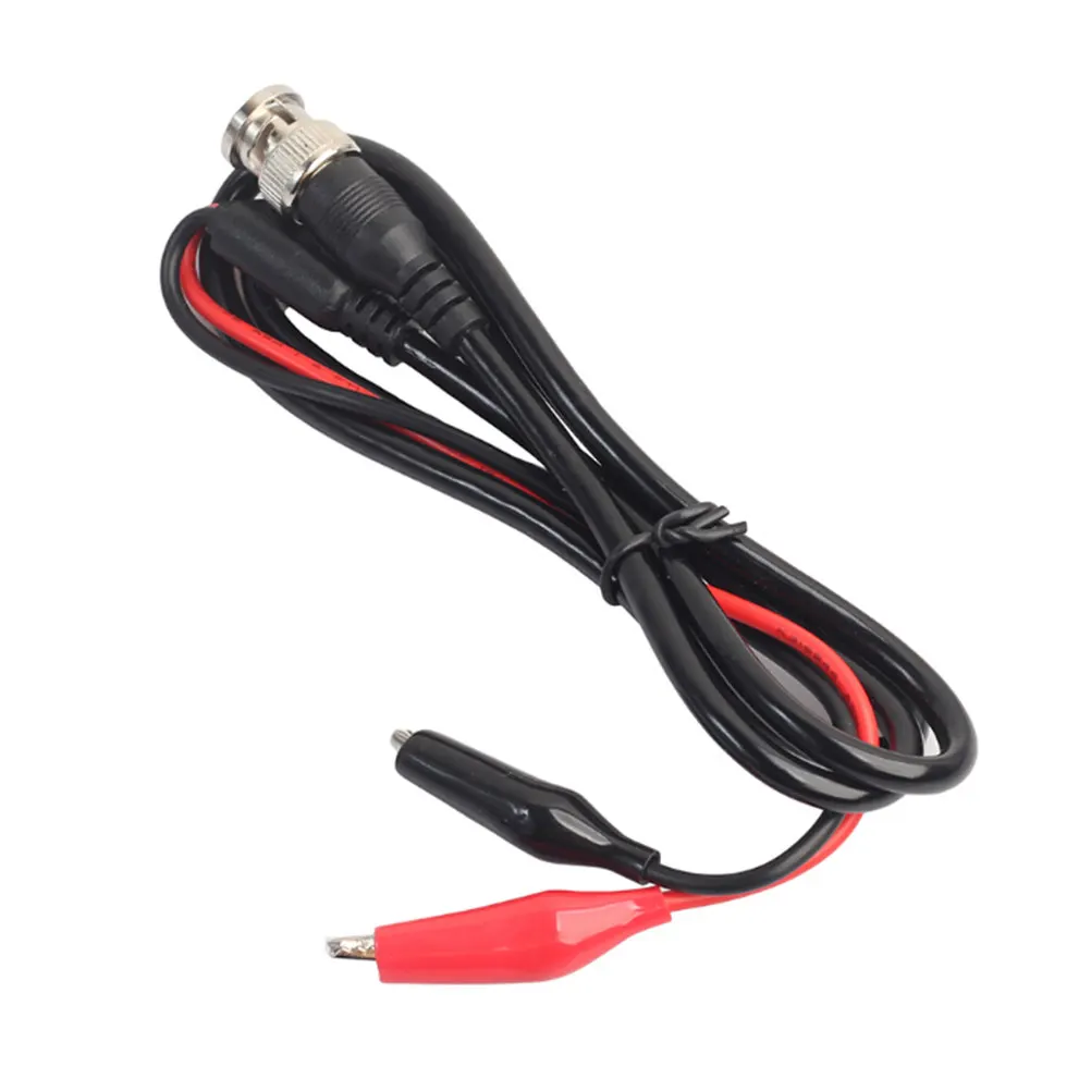 100Cm Bnc Oscilloscope Test Lead Crocodile Clip 50 Ohm Coax Cable 500V Max Input Voltage Alligator Clip Probe Testing Line