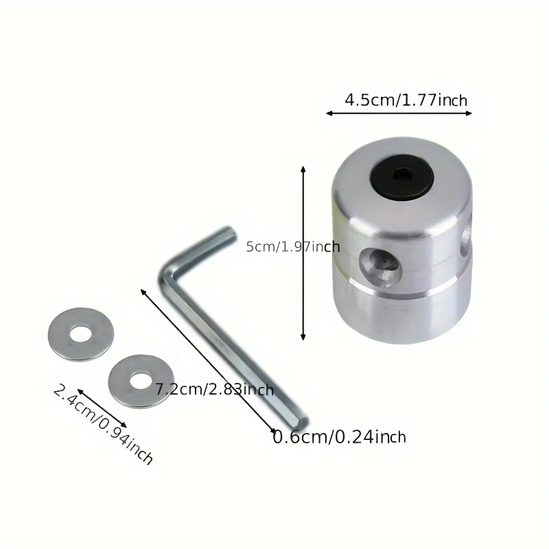 1 قطعة رأس تشذيب العشب من الألومنيوم العالمي مع 4 خطوط، بلاستيك، لاستبدال جزازة العشب