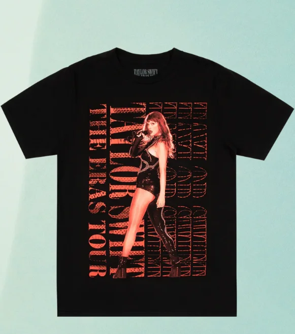 تي شيرت رجالي تايلور Showgirl's Life Tour تي شيرت قطني عتيق برقبة دائرية وأكمام قصيرة تي شيرت للجنسين #5
