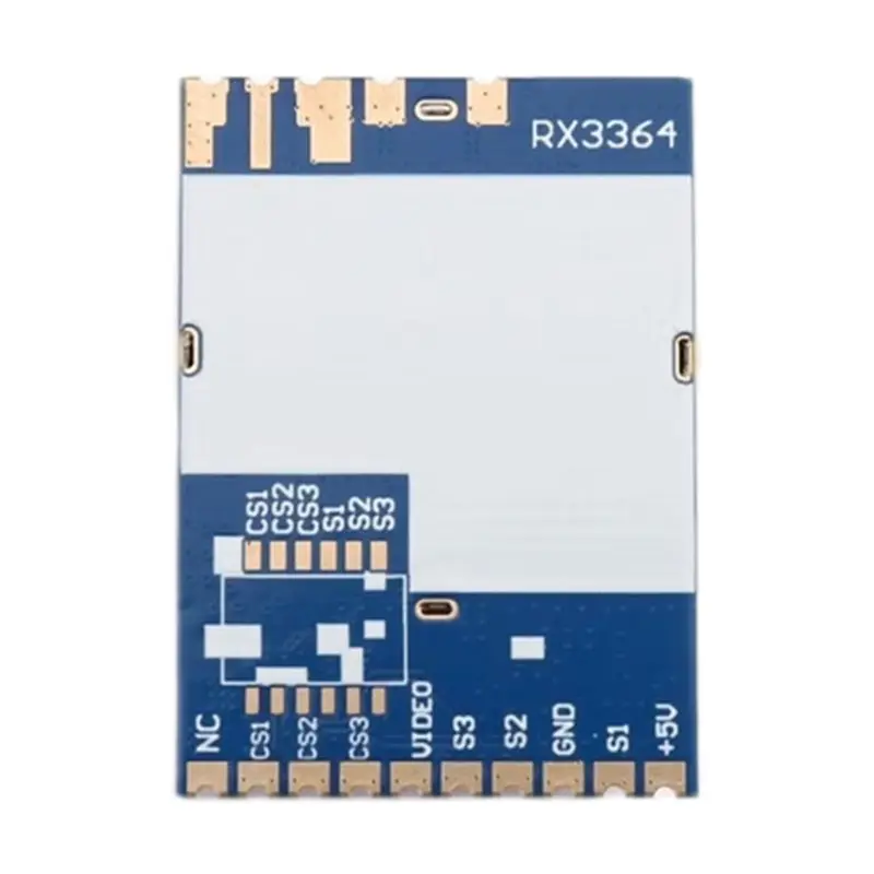 A98Z Audio Video Receiver Module 3.3G Wireless FPV Image Transmission RX3364 3060-3500Mhz For Drone Camera DIY FPV