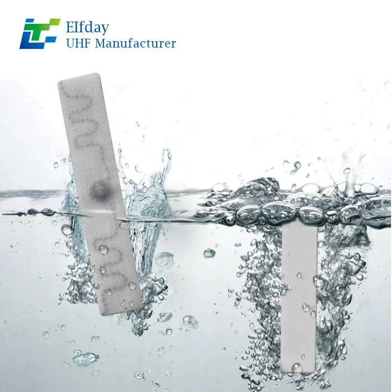 Flexible Washable Silicone RFID Tag Durable Electronic Tracking Identification Label