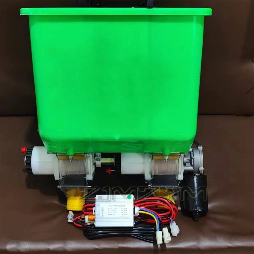 Micro-Tiller Zero-Tilling Machine Fertilization Accessories Two-Way Fertilizer Box 2-row Small Agricultural Fertilizer Spreader