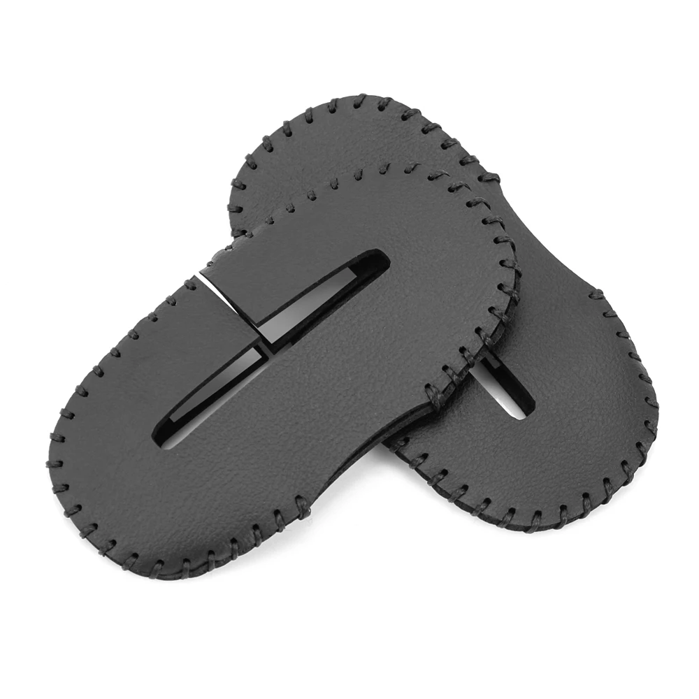 Universal Car Seat Belt Buckle Clip Protector leather Interior Button Case Anti-Scratch Cover Safety Accessories
