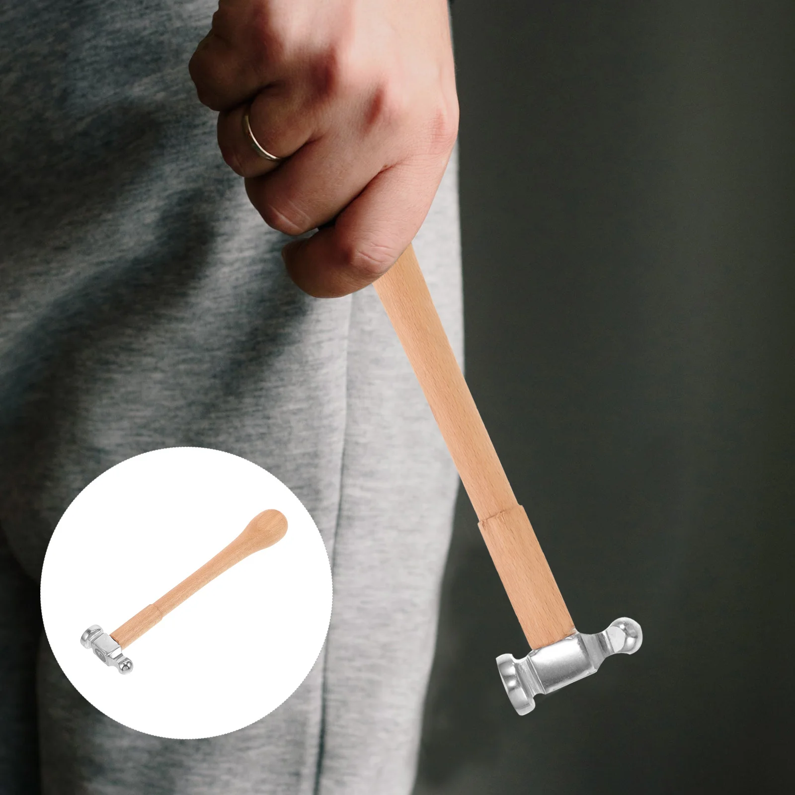 

Mini Round Head Hammer Metal Stamping Small Mallet H held Polishing Tool Jewelry Making Craft Multifunction Steel