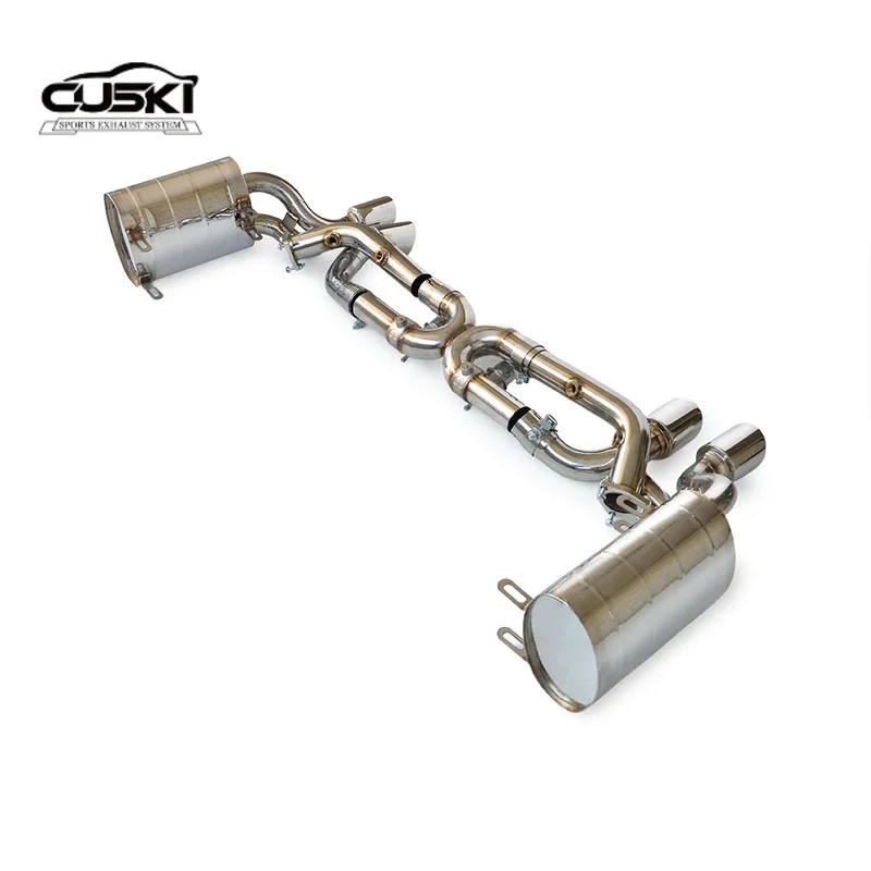 

Valve controlled Catback Exhaust Muffler Stainless Steel Exhaust Modification Accessories for Porsche 996.2 3.4 3.6 2002-2005