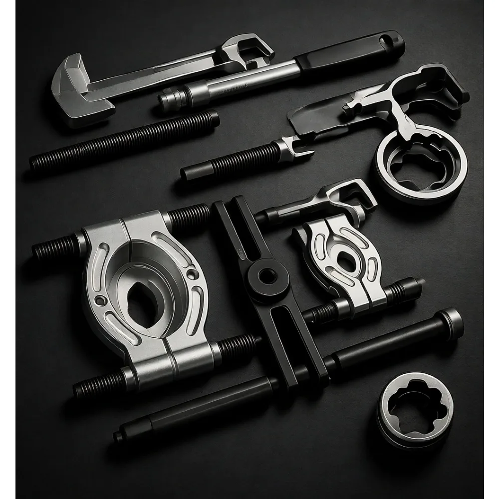 

14 Piece 5 Ton Bearing Puller Kit with 2 and 3 Inch Jaws for Wheel Hub Axle Pinion Separator