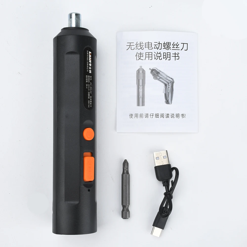 USB 전기 스크루 드라이버 배터리 충전식 무선 스크루 드라이버 충격 무선 스크루 드라이버 드릴 전기 스크류 드라이버 도구