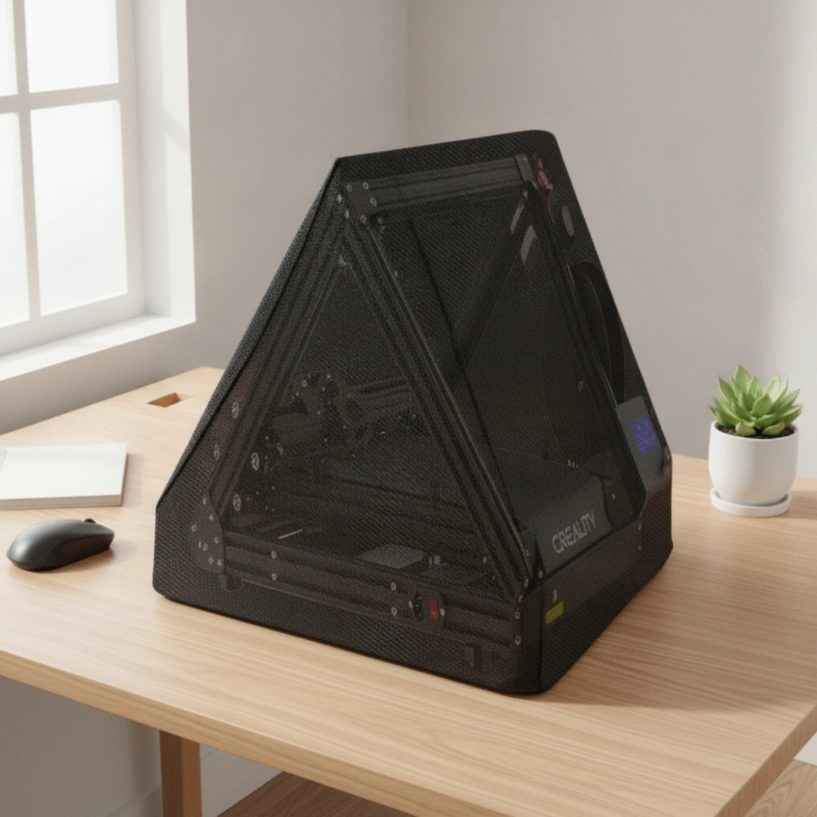 3D Printer Dust Cover Snug Fit 3D Printer Cover with Drawstring Low-Profile Easy to Clean for Makers, Desktop, Home Workshop