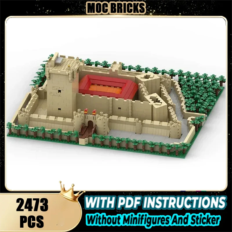 

Medieval Fortress Model Moc Building Bricks Spanish Prison Castle Technology Modular Blocks Gift Christmas Toy DIY Sets Assembly