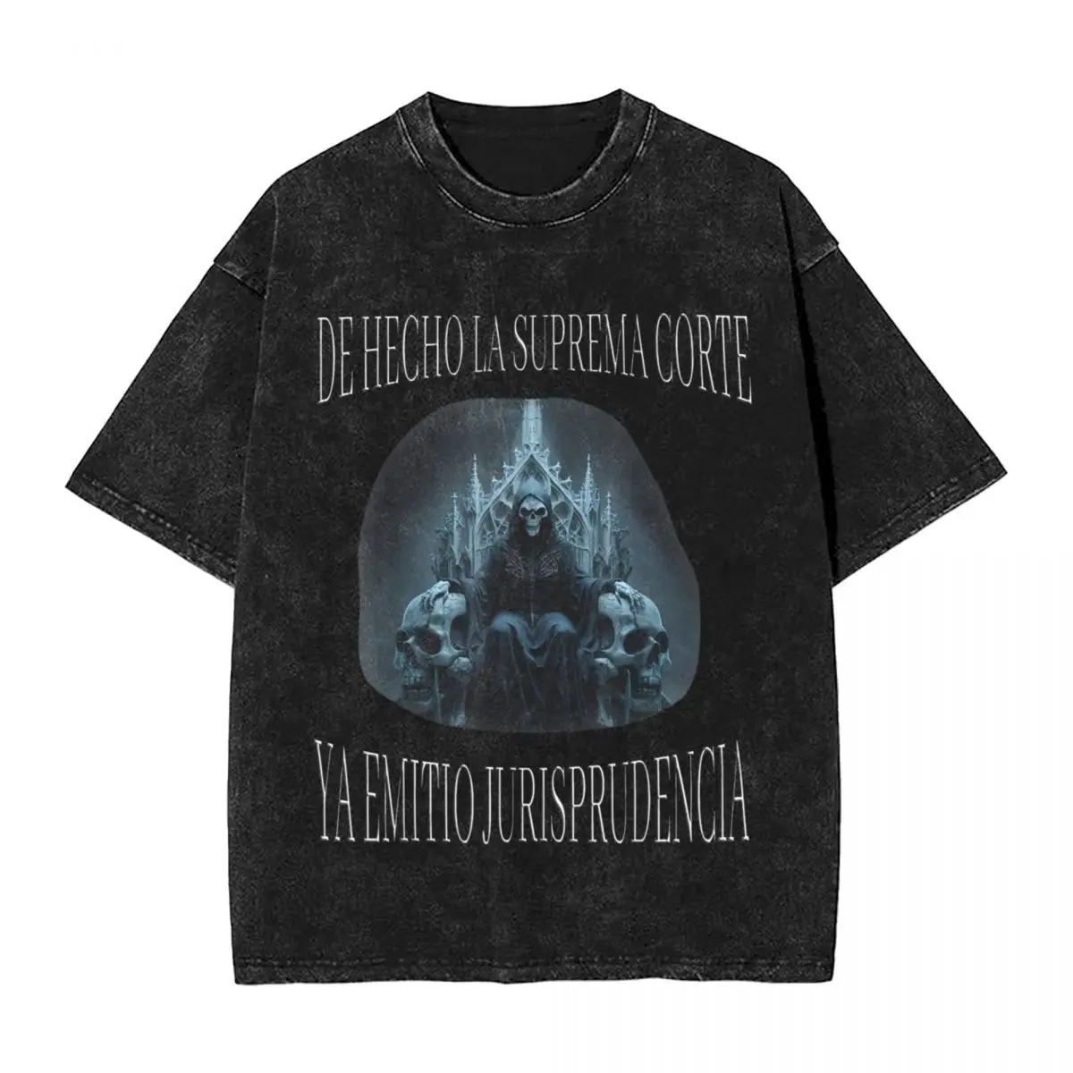 Men T-Shirt De Hecho La Suprema Corte Ya Emite Jurisprudencia T Shirts Calacas Summer Tee Shirt Design Cotton Tops Plus Size